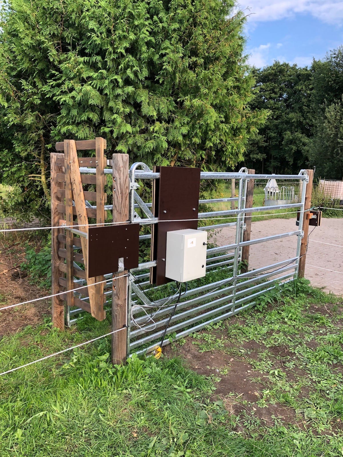 Einfache Pferdeschleuse